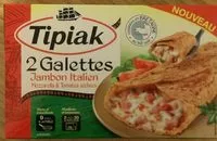 Mängden socker i 2 Galettes Jambon Italien Mozzarella & Tomates Séchées