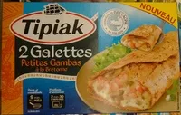Mängden socker i 2 Galettes Petites Gambas à la Bretonne