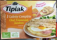 Mängden socker i 1 Galette Complète Œuf, Emmental, Jambon