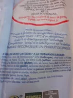 Mängden socker i Coquille Saint-Jacques a la normande