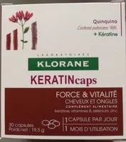 Mängden socker i Keratincaps