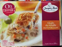 Mängden socker i Gratin de volaille façon "Poulet au pot"