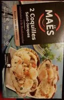 Mängden socker i 2 coquilles saint Jacques a la boulonnaise