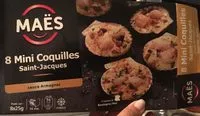 Mängden socker i mini coquilles saint jacques
