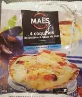 Mängden socker i 4 coquilles de poisson et fruits de mer