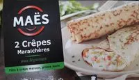 Mängden socker i 2 Crêpes Maraîchères aux Légumes
