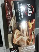 Mängden socker i Galettes jambon et fromage