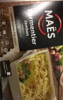 Mängden socker i Parmentier jambon