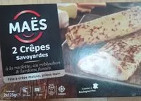 Mängden socker i 2 Crêpes Savoyardes