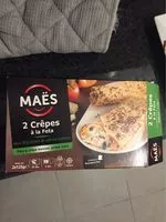 Mängden socker i 2 Crêpes a la Feta