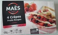 Mängden socker i Maës 4 Crêpes Fruits Rouges
