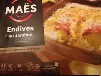 Mängden socker i Endives au jambon