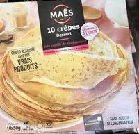 Mängden socker i Crêpes
