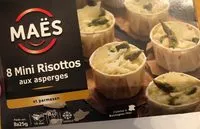Mängden socker i 8 Mini Risottos aux asperges