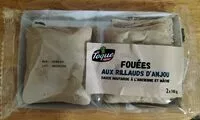 Mängden socker i Fouées aux rillauds d'Anjou sauce moutarde à l'ancienne et mâche