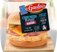 Mängden socker i chicken burger bacon boucherie x1