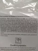Mängden socker i Pizza jambon