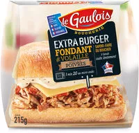 Mängden socker i Extra burger fondant de volaille sauce poivre