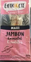 Mängden socker i Maxi jambon emmental crudités