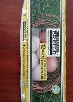 Mängden socker i 12 œufs de poules élevées en plein air