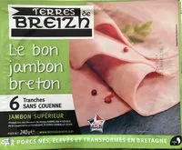 Mängden socker i Le bon jambon bret.c.sup.découe.dégrai.TERRE BREIZH