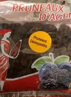 Mängden socker i Pruneaux d'agents dénoyautés