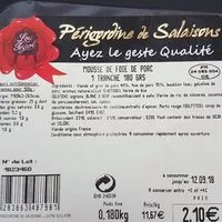 Mängden socker i Mousse de foie de porc