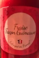 Mängden socker i Confiture fraise facon guimauve