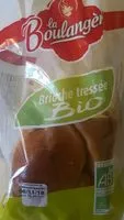 Mängden socker i Briochée tressée bio
