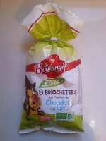 Mängden socker i 8 Briochettes aux Pépites de Chocolat au Lait Bio