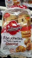 Mängden socker i 8 Briochettes aux petits carrés de Chocolat