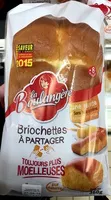 Mängden socker i Briochettes à partager