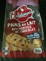 Mängden socker i Pain au lait aux pépites de chocolat