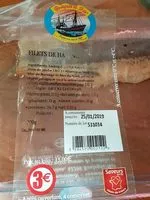 Mängden socker i Filets de harengs