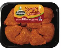Mängden socker i 4 Cuisses de poulet assaisonné au paprika
