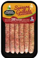 Mängden socker i 6 Saucisses de dinde aux herbes