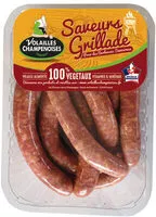 Mängden socker i Saucisses de volaille nature en chapelet