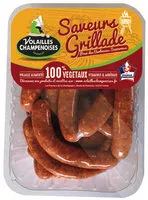 Mängden socker i Saucisses de volaille au chorizo en chapelet