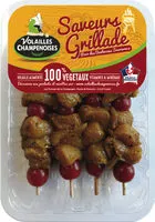 Mängden socker i 4 Brochettes de Filet de Poulet mariné curry et tomate cerise