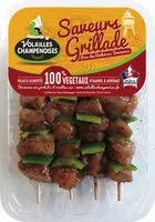 Mängden socker i 4 brochettes de filet de poulet mariné à la provençale et poivron vert