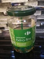 Mängden socker i Cornichons extra fins