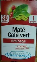 Mängden socker i Vitarmonyl Maté Café Vert Gélules