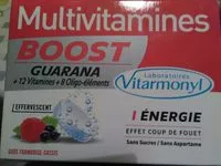 Mängden socker i Multivitamines BOOST