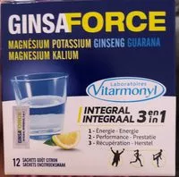 Mängden socker i Magnesium potassium ginseng giarana magnesium kalium