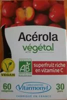 Mängden socker i Acérola actif végétal