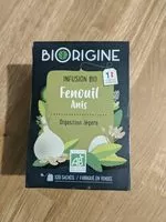 Mängden socker i infusion bio fenouil anis