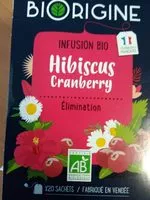 Mängden socker i Infusion bio hibiscus cranberry