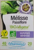 Mängden socker i Vitarmonyl Mélisse Passiflore comprimés
