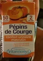 Mängden socker i Vitarmonyl Pepins Courge 50 Gelules