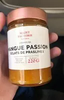 Mängden socker i Confiture mangue passion